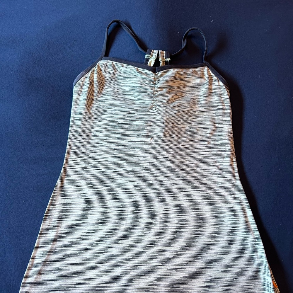 Lucy Gray & Yellow Striped Tank Top